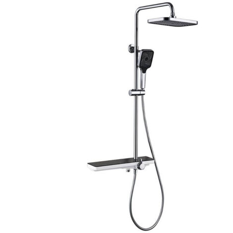 Set Colonna Doccia Saliscendi Con Miscelatore Rubinetto Soffione E Doccetta Muro (1/4)