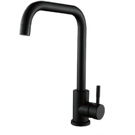Noir Satiné Mitigeur D'évier Monotrou 79828 (1/2)
