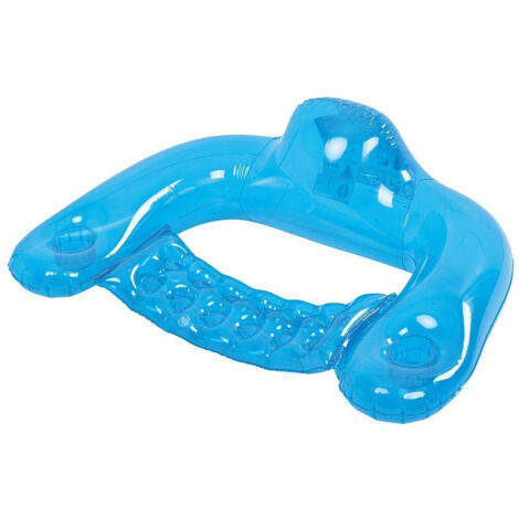 Fauteuil Gonflable Flottant Pour Piscine Et Jeux Aquatiques 124 X 76 Cm (1/4)