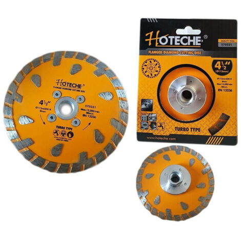 Disque Diamanté Segmenté Béton ø11.5cm ø115xm14 8mm Ponceuse 570331 (1/4)