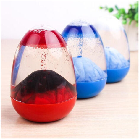 Sablier En Verre Avec Effet D'éruption Volcanique Liquide Idée Cadeau Décoration (1/5)