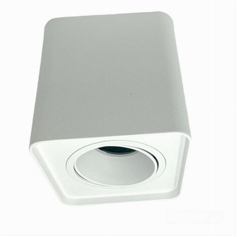 Porte-plafond Blanc Réglable Pour Lu10 / Gu5.3 P34-gu10-b1 Spotlight (1/5)