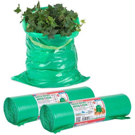 Rouleaux Sacs Poubelles Sacs De Jardinage 150lt 80x120cm Avec Attaches 20pcs (1/5)