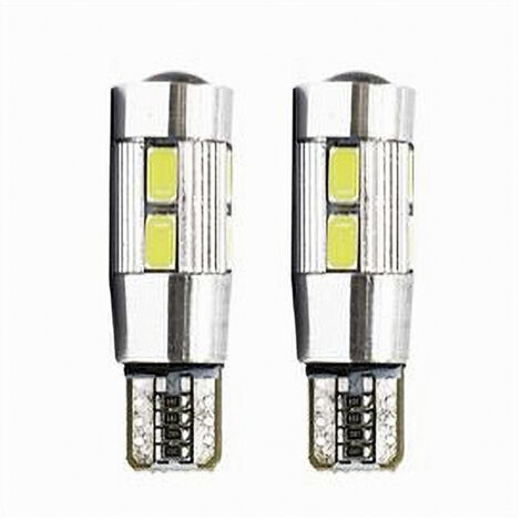 Lampadine Di Posizione T10 Maxtech T-105630 12v 10led Ultra Luminose Canbus 6000k (1/2)