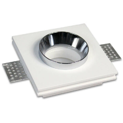 Incasso Gesso Verniciabile Quadrato 10x10 Cm Scomparsa Gu10 Gs-10 (1/3)
