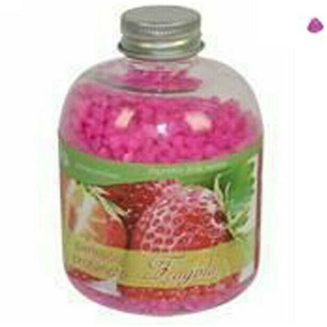 Set 2 Pezzi Pietrisco Profumato Bottiglia 400gr Fragrance Fragola Decoro Pietra (1/2)