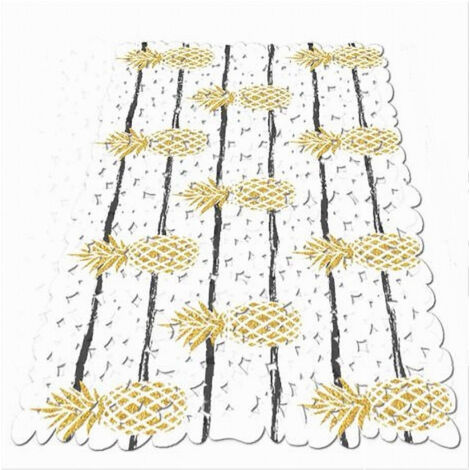 Tappeto Tappetino Per Vasca Bagno Doccia 28 X 69 Cm Antiscivolo Con Ananas 69921 (1/2)
