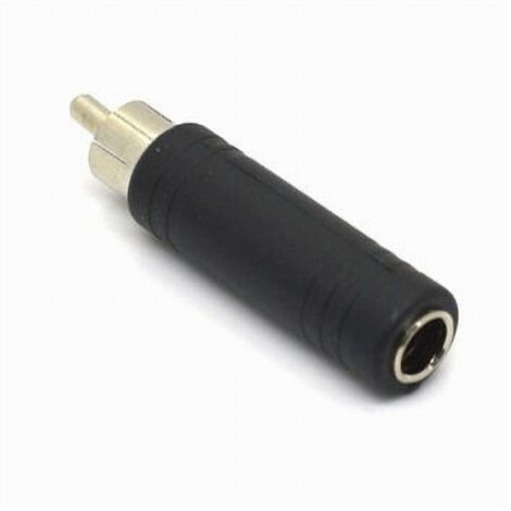 MaxTech - Connettore Adattatore Convertitore Aux Da 6,5mm F Stereo Audio A Spina Rca C 071 86521986