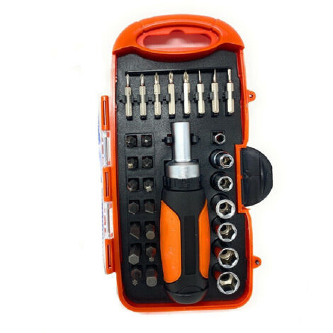 Kit 30 Pz Cacciavities Multiust Inservements Punte A Croce Torx Esagonali (1/2)