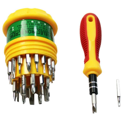 Jeu De 31 Tournevis Torx De Précision Interchangeables Pour Montres Pc (1/5)