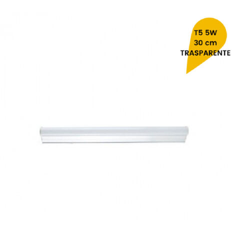 Plafonnier Led Neon T5 Verre Clair 6 Watts 30 Cm (1/4)