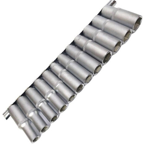 Set De Claives à Boussole Longue De 1/2 Chrome Vanadium 10 à 24 Mm 12 Pièces Mr70253 (1/5)