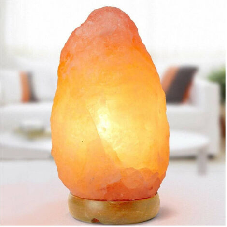 Lampe De Sel Gemme Himalaya 700gr Lampe De Table Led Alimentée Par Piles (1/5)
