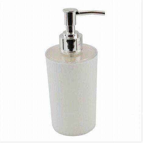 Dispenser Sapone Liquido Lavandino Bianco Lavorato Accessorio Arredo Bagno 10434 (1/3)
