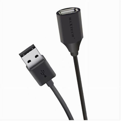 Câble D'extension Usb 2.0 Mâle Vers Femelle M/f Pour Pc 10 Mt Maxtech Usb2.0f-m10m (1/3)