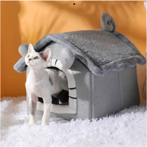 Niche Pour Chien Et Chat En Peluche 48x40x39cm (1/4)
