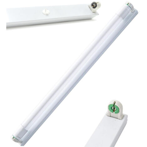 Set 10 Installation De Plafond De Plafond De Plafond Pour Tubes Au Néon Led -60 Cm - (1/2)