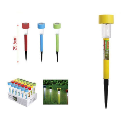 Set 12 Pz Lampada Led Solar 29,5 Cm Phone Luci Giardino Colorate 2002982 (1/3)