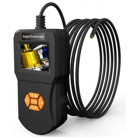Caméra Endoscopique Avec Moniteur Lcd Sonde 6 Led 5 Mt Photo Vidéo Sd 90358 (1/5)