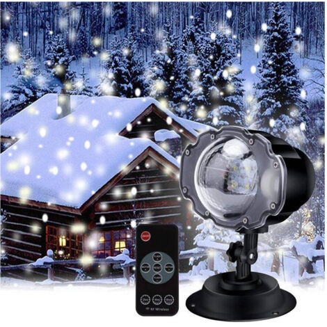 Ulisem Projecteur Noel Exterieur,Snowfall Lampe de Projection,LED Neige