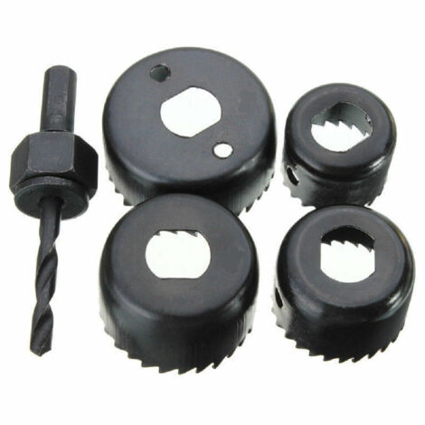 Punta Trapano Per Foro Set 5 Pz Frese Frese To Cyrcular Tazzo For Legno Plastic (1/2)