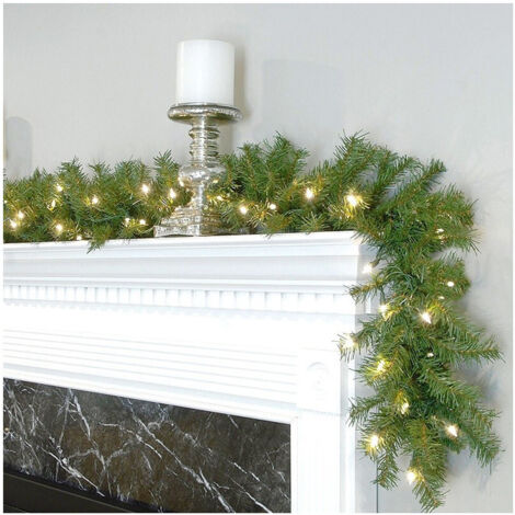 Guirlande De Noël 250cm 200 Pointes 100 Lumières Led Blanc Chaud Décoration De Noël (1/4)