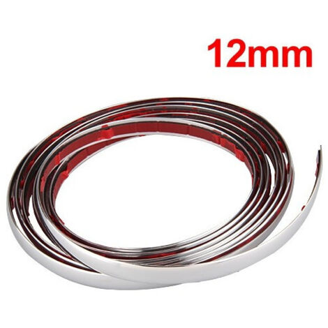 Chromed Profile Car Camper Adhesive Film 6 Metres 12 Mm Waterproof (1/5)