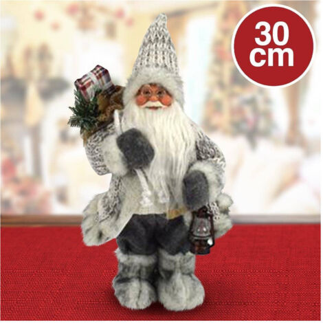 Natal Baby 30 Cm With Vestities In Lana And Peluche Decorations Natalizie (1/2)