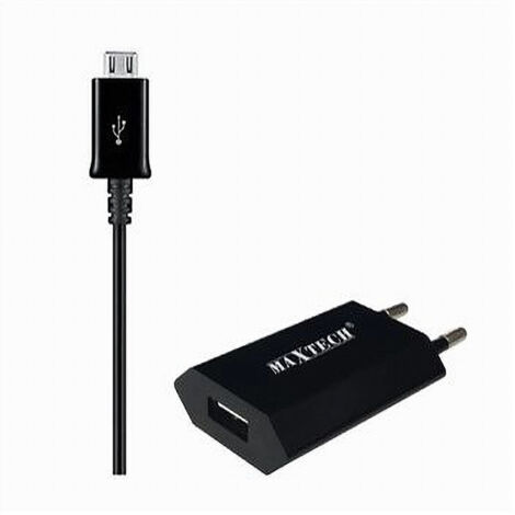 Caricabatteria 2x1 5pin For Samsung Galaxy Series Smartphone 5v/1a Maxtech Ms-t002 (1/4)