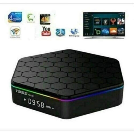 Tv Box Android 9.0 T95z Plus 4gb Ram + 64gb Rom Q5 Youtube Smart Tv Cw487 (1/3)