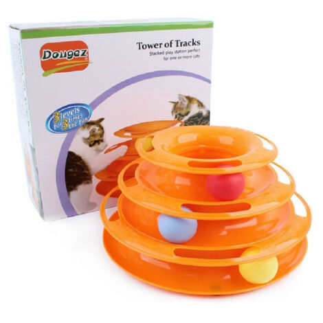 Jeu Interactif Pour Chat Tour Circulaire Avec Sphères Boules Tournantes Chat (1/5)