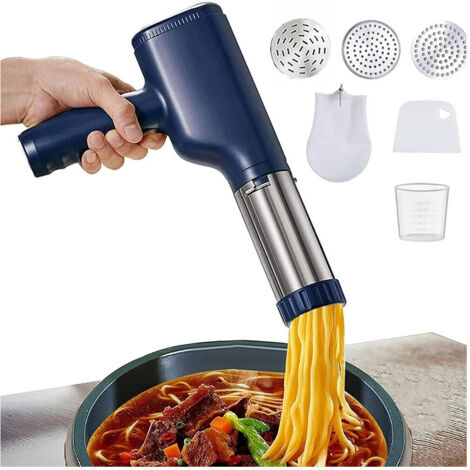 Machine De Pâtes électriques Sans Fil Automatique De Cuisine Portables Avec 3 Moules (1/5)