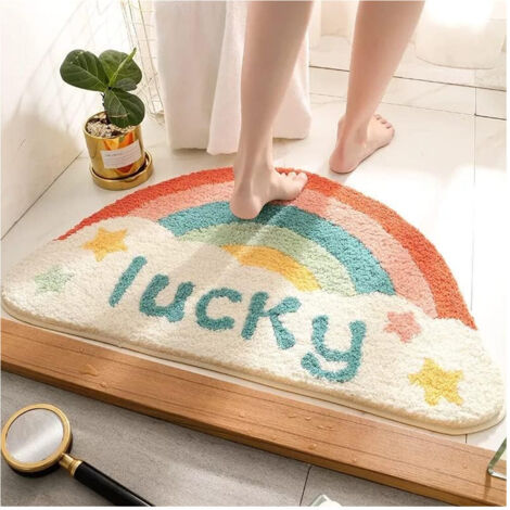 Joli Tapis De Chambre D'enfant Durable Et Absorbant 50x80 Cm (1/5)