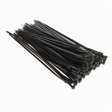 Confezione da 100 fascette in nylon 2,5x200mm indice nero | Leroy Merlin