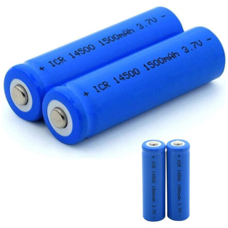 4 Batteries Lithium-ion 3.7v 1500mah Icr 14500 Pour Aircraft Mod Microphone