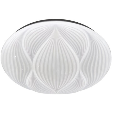 Ceinture Lampe Plafond Décoré Blanc Led 45w Lumière Froide 6500k Ip20 97485 (1/5)
