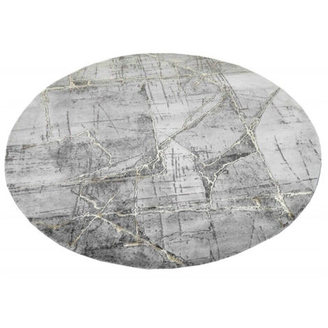 Table Tondo Effect Marmo Peluche Pelliccia Elegante Living Room 90x90 (1/2)