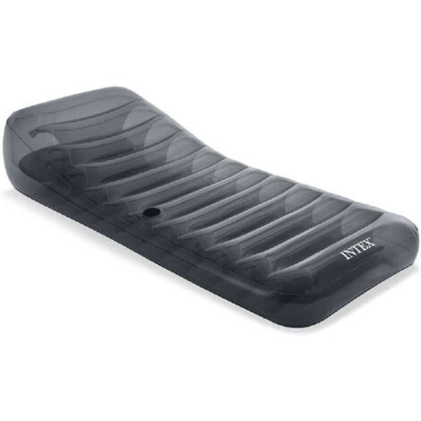 Cool Grey Matelas 211x99cm Fauteuil Gonflable Transparent Gris 58723 (1/3)