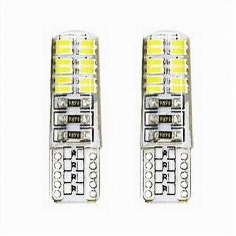 Ampoules De Position T10 Canbus Ultra Lumineuses Maxtech L-p038 12v/24led 6000k (1/2)