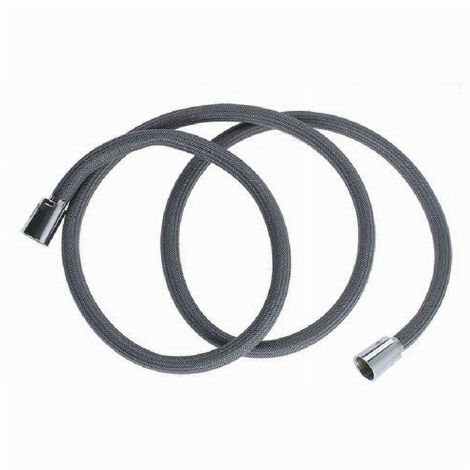 Tubo Per Doccia Flessibile 2 Metri Grigio 200 Cm Bagno Laccio Doccetta Box 87286 (1/2)