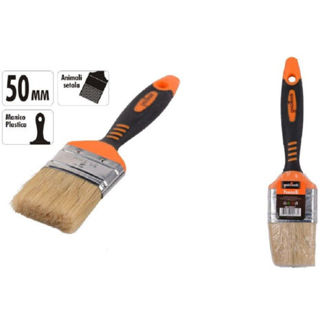 Pennello Piatte 2" 50mm Morbide Pittura Vernice Manico 90277 (1/2)