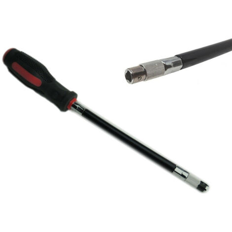 Tournevis Flexible De 300 Mm Avec Mandrin Femelle à Serrage Rapide (1/3)