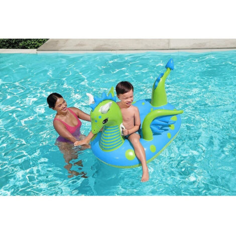 Dragon Gonflable En Forme De Dragon Fantaisie 134x142 Cm Avec Poignées 41476 (1/5)