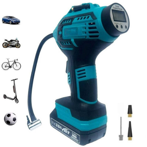 Compresition Aria Portatile Doppia Batteria Litio 36 V Digitale Ruote Au Moto Moto (1/5)