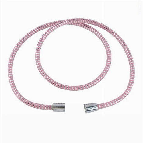 Tubo Laccio Flessibile Doccia 2metri Laccio Pvc Rivestimento Rosa Ricambio 87295 (1/2)