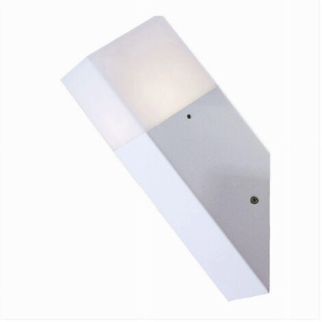 Testapalo E Applique Da Muro Cilindrico Made In Italy – E27, Policarbonato Antingiallimento, IP44 Per Palo 60mm