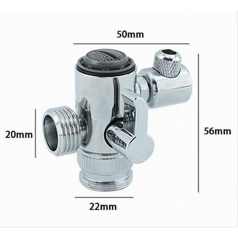 Dura Faucet DF-SA150-CP RV Rubinetto Doccia Valvola Deviatore (Cromato