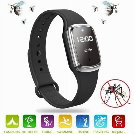 Bracelet-montre Anti-moustique Ultrasonique (1/5)