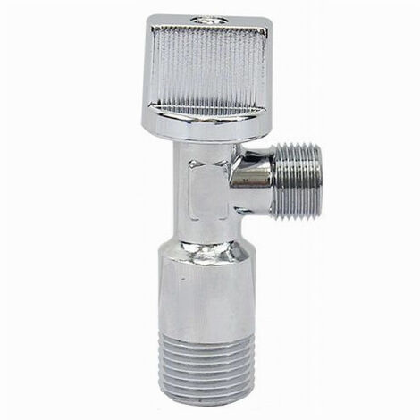 3/8 1/2 Robinet Chromé Sous évier 8cm Valve Chromée 59986 (1/2)