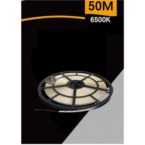 Smd2835 Bande Led 50 Mètres 24v Ip20 Light 6500k 3000k 4000k 50m-24v-120